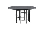 Furniture Fashion Copenhagen Matbord Ø140, Svart - Azalea Home