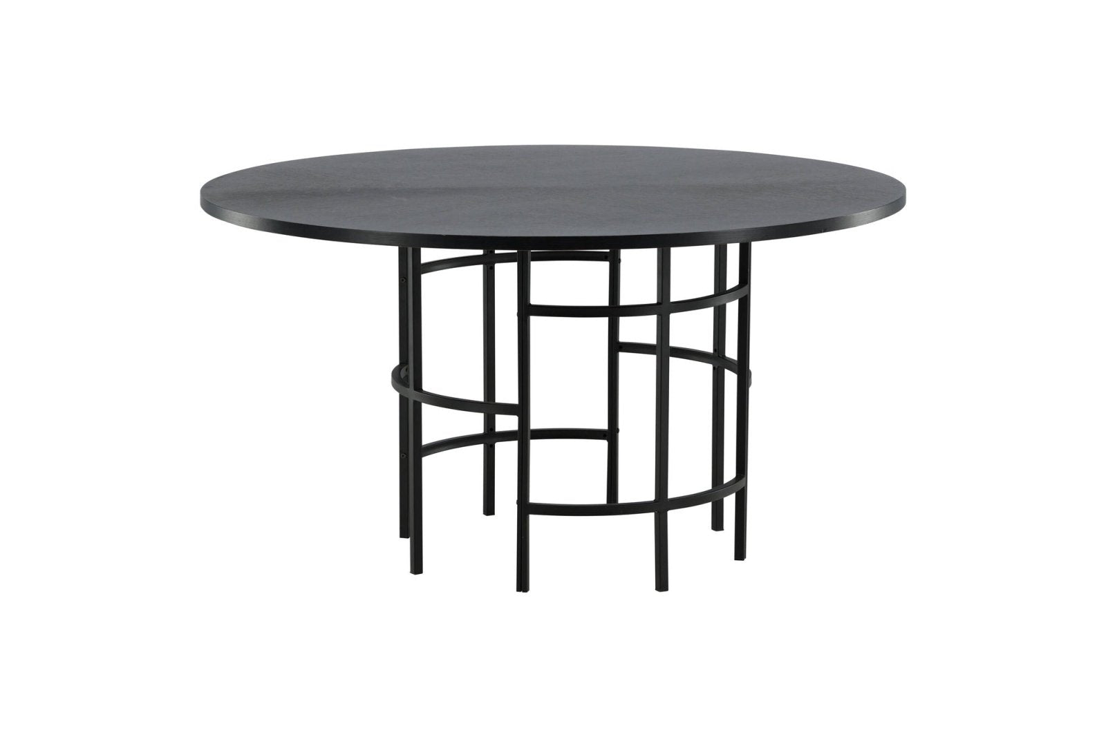 Furniture Fashion Copenhagen Matbord Ø140, Svart - Azalea Home