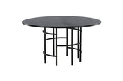 Furniture Fashion Copenhagen Matbord Ø140, Svart - Azalea Home