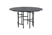 Furniture Fashion Copenhagen Matbord Ø140, Svart - Azalea Home