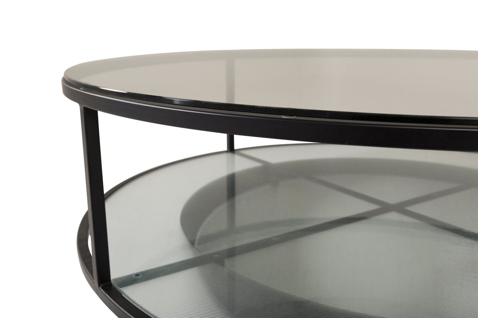 Furniture Fashion Falsterbo Soffbord Ø100, Svart - Azalea Home