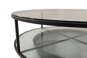 Furniture Fashion Falsterbo Soffbord Ø100, Svart - Azalea Home