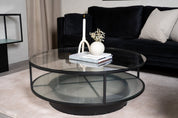 Furniture Fashion Falsterbo Soffbord Ø100, Svart - Azalea Home
