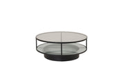 Furniture Fashion Falsterbo Soffbord Ø100, Svart - Azalea Home