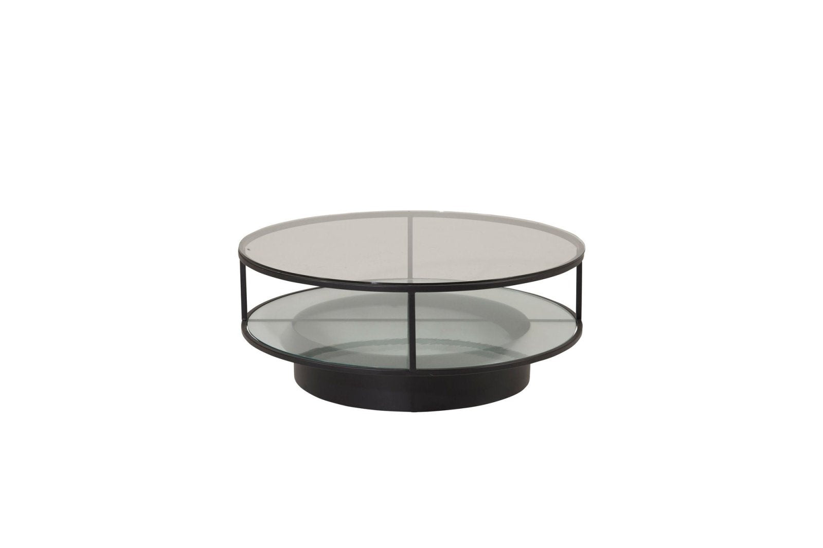 Furniture Fashion Falsterbo Soffbord Ø100, Svart - Azalea Home