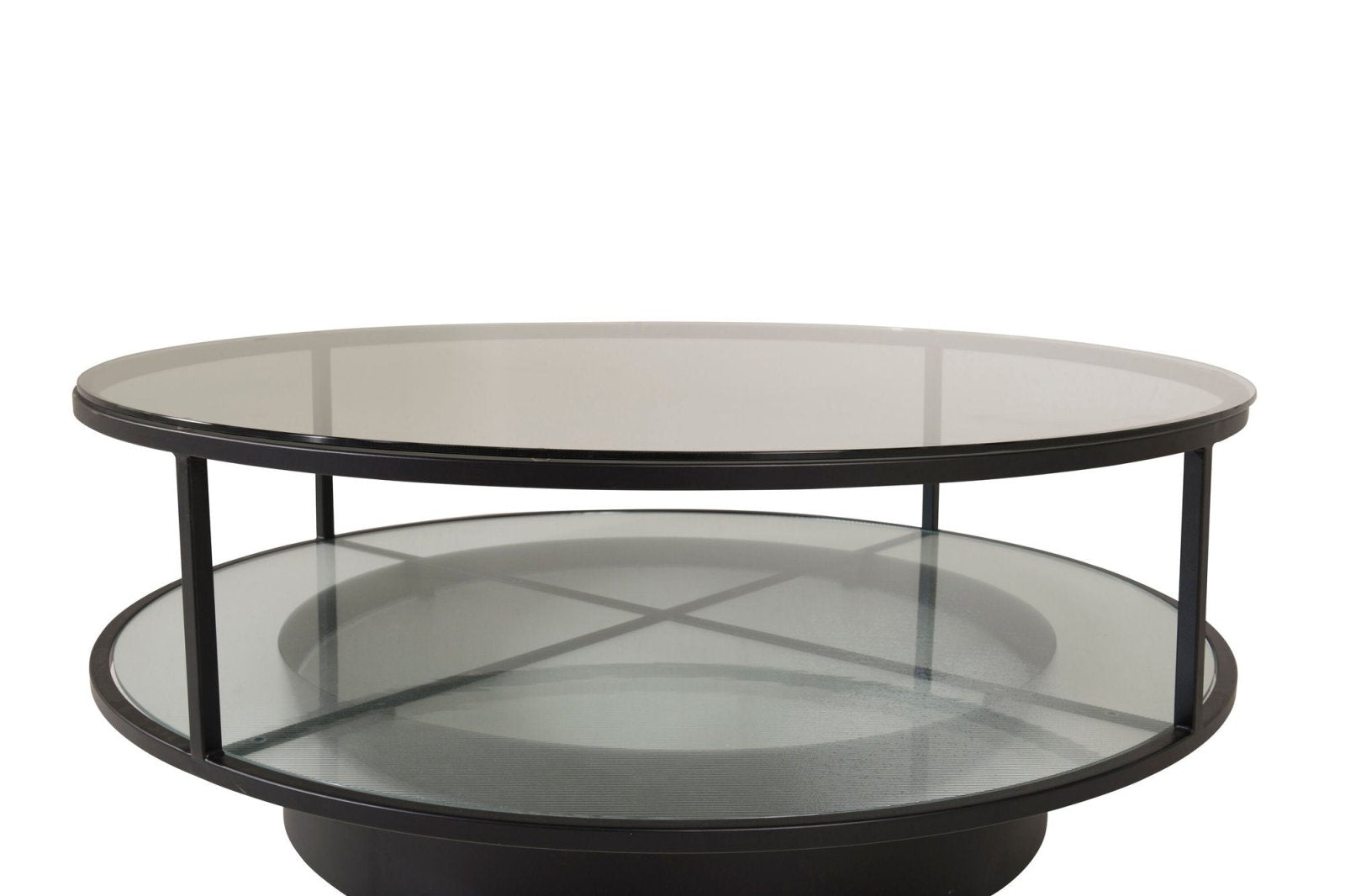 Furniture Fashion Falsterbo Soffbord Ø100, Svart - Azalea Home