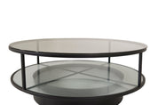 Furniture Fashion Falsterbo Soffbord Ø100, Svart - Azalea Home