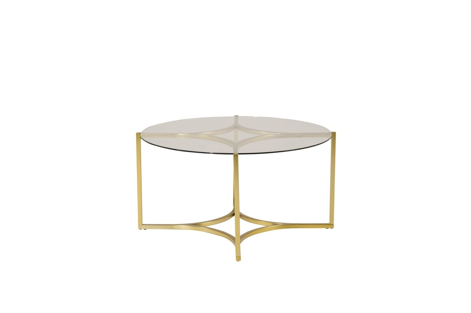 Furniture Fashion Kivik Soffbord Ø90, Mässing - Azalea Home