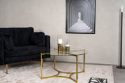 Furniture Fashion Kivik Soffbord Ø90, Mässing - Azalea Home
