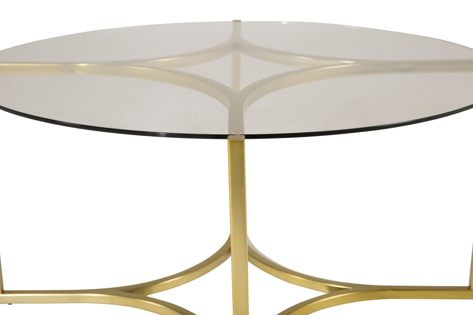 Furniture Fashion Kivik Soffbord Ø90, Mässing - Azalea Home