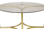 Furniture Fashion Kivik Soffbord Ø90, Mässing - Azalea Home