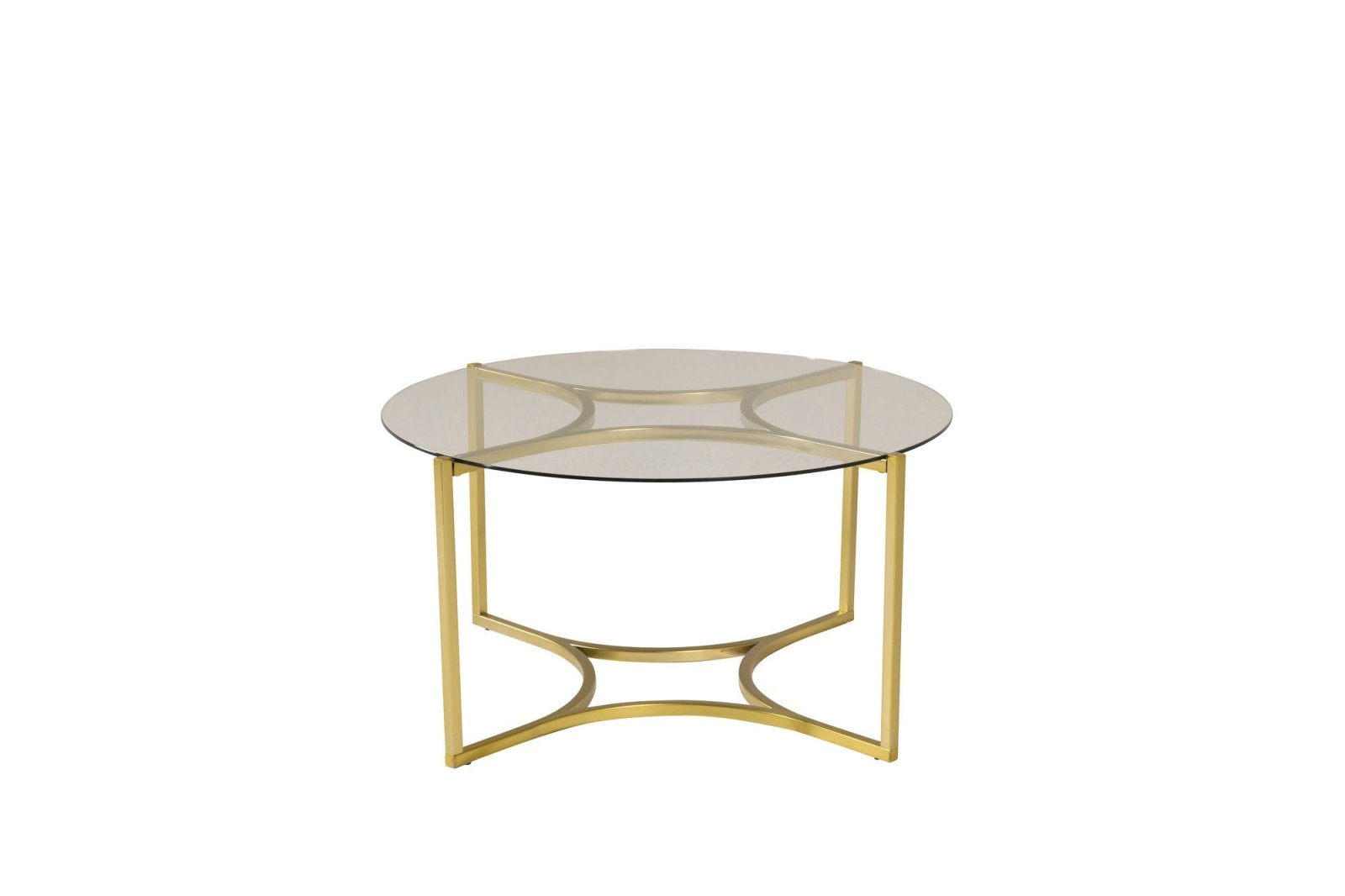 Furniture Fashion Kivik Soffbord Ø90, Mässing - Azalea Home