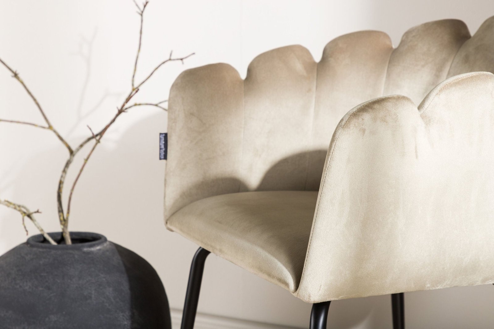 Furniture Fashion Limhamn Matstol, Beige - Azalea Home