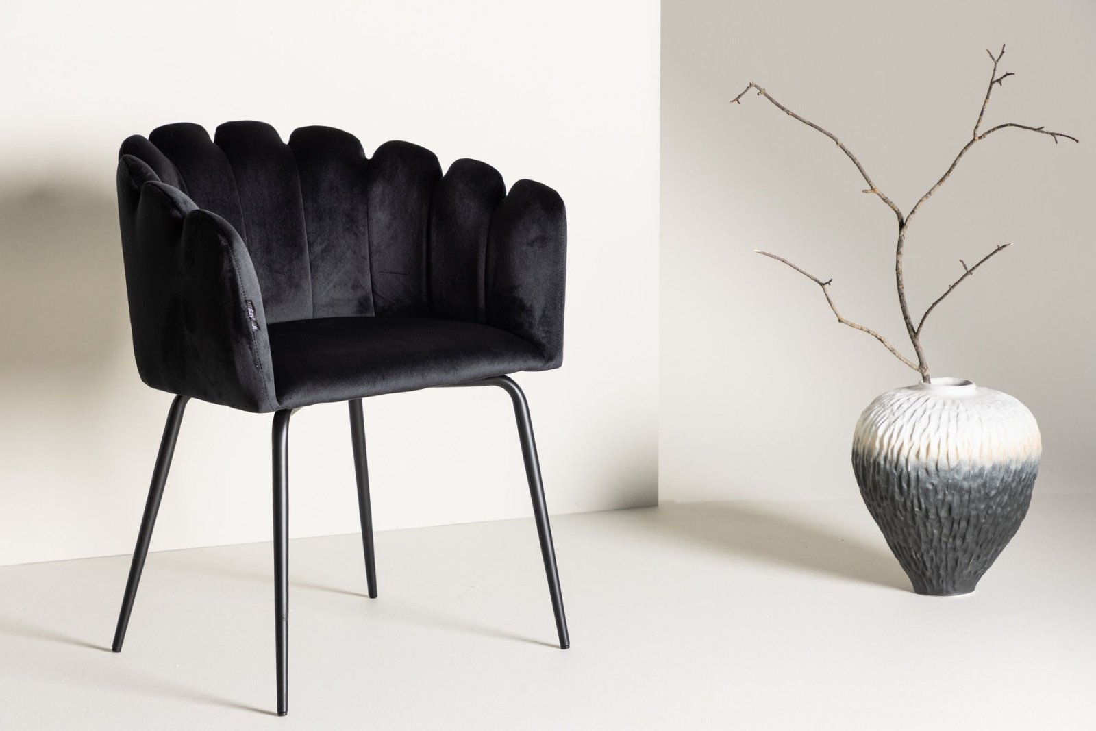 Furniture Fashion Limhamn Matstol, Svart - Azalea Home