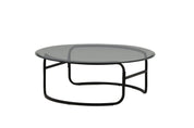Furniture Fashion Lomma Soffbord Ø110, Svart - Azalea Home