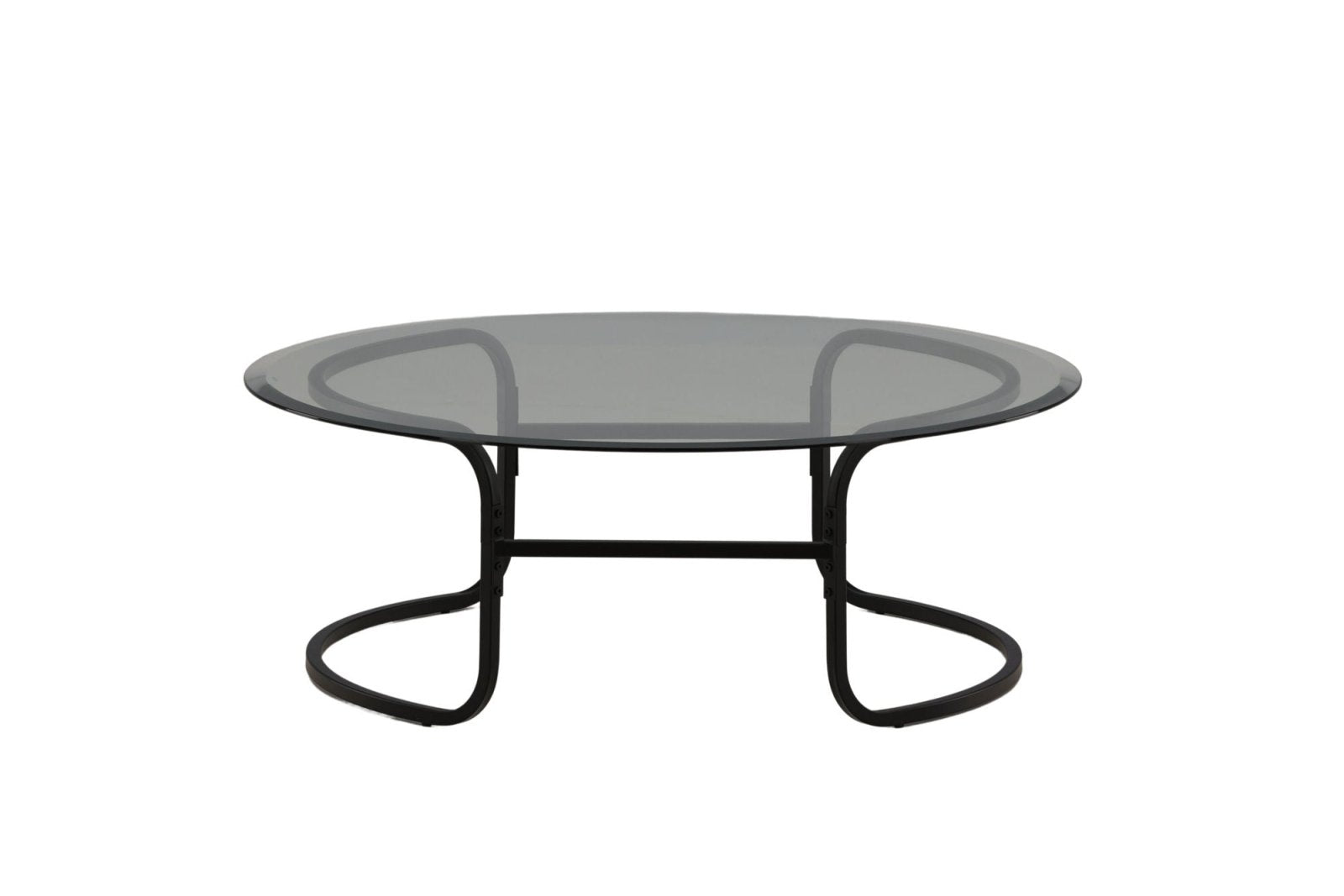 Furniture Fashion Lomma Soffbord Ø110, Svart - Azalea Home
