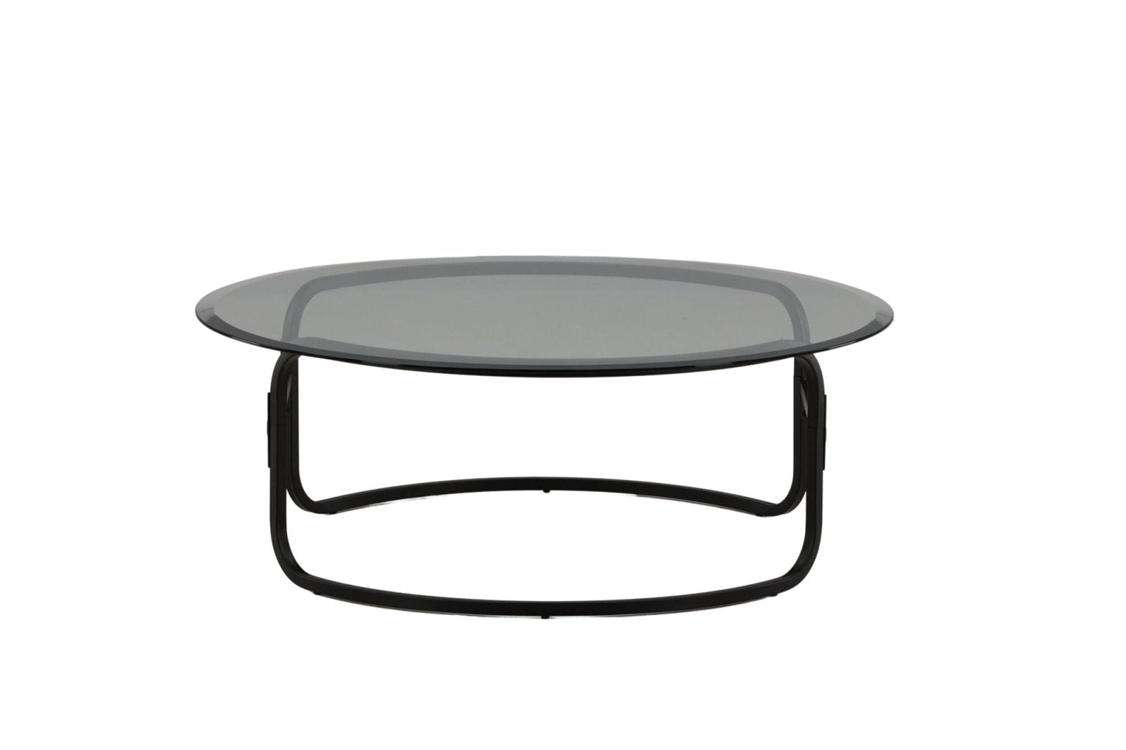 Furniture Fashion Lomma Soffbord Ø110, Svart - Azalea Home