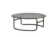 Furniture Fashion Lomma Soffbord Ø110, Svart - Azalea Home