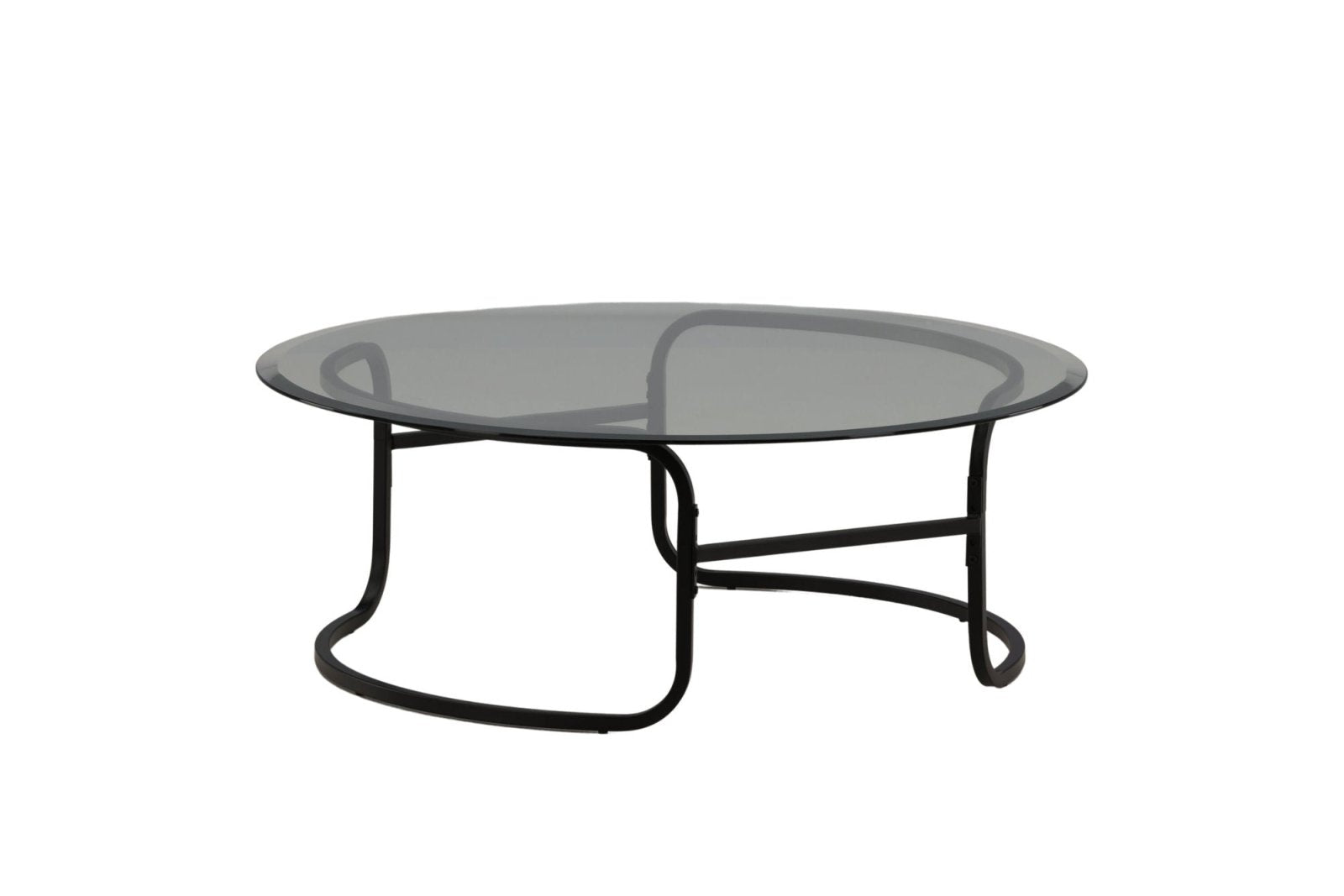 Furniture Fashion Lomma Soffbord Ø110, Svart - Azalea Home