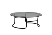 Furniture Fashion Lomma Soffbord Ø110, Svart - Azalea Home