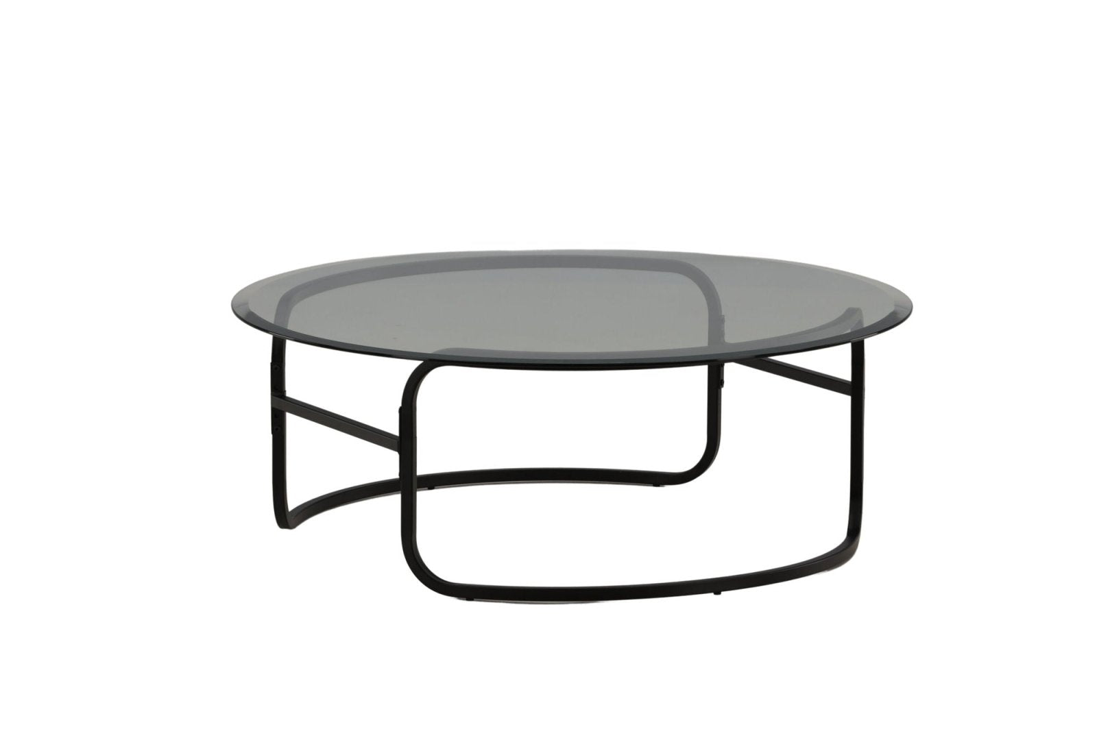 Furniture Fashion Lomma Soffbord Ø110, Svart - Azalea Home