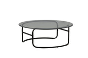 Furniture Fashion Lomma Soffbord Ø110, Svart - Azalea Home