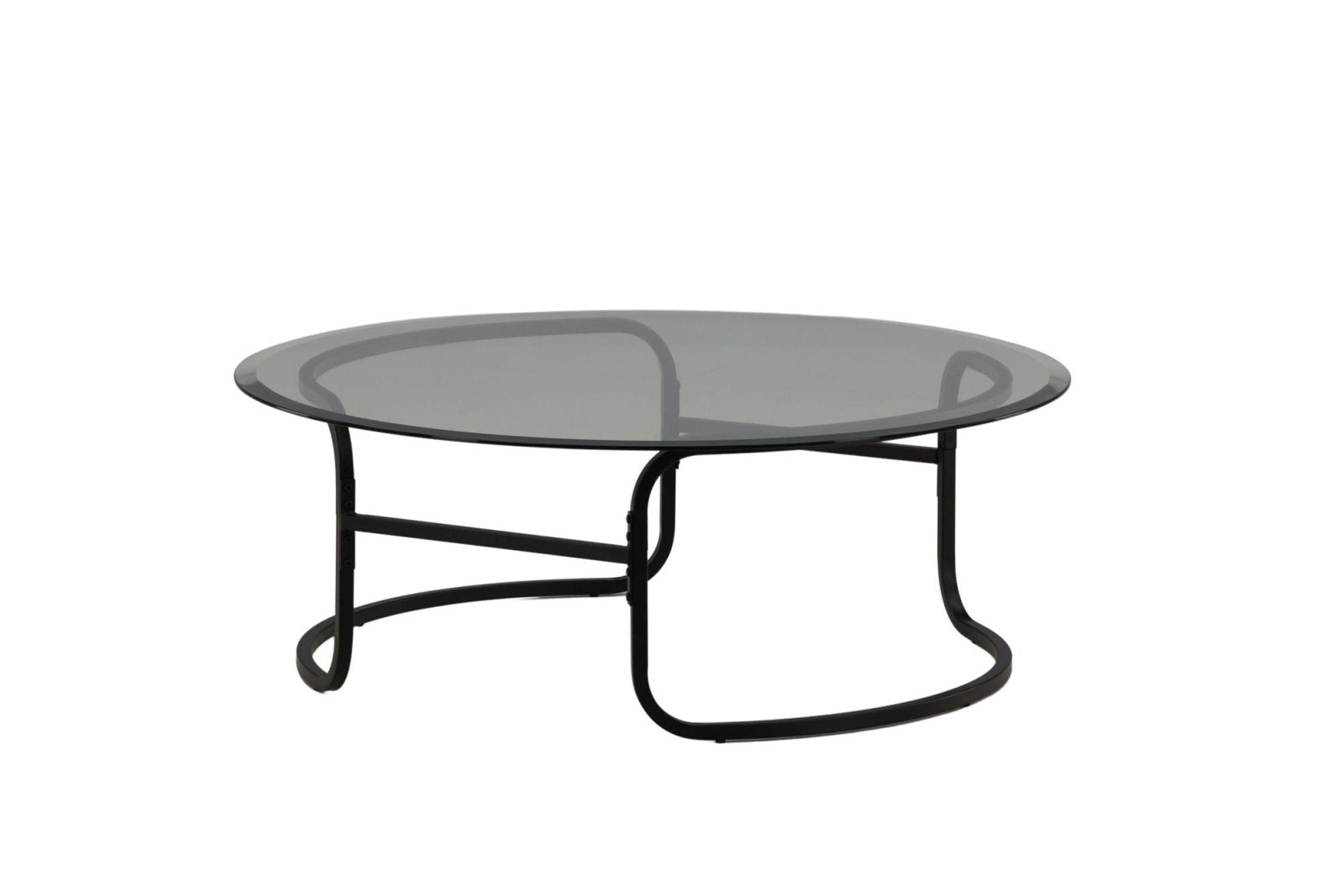 Furniture Fashion Lomma Soffbord Ø110, Svart - Azalea Home