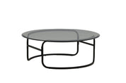 Furniture Fashion Lomma Soffbord Ø110, Svart - Azalea Home