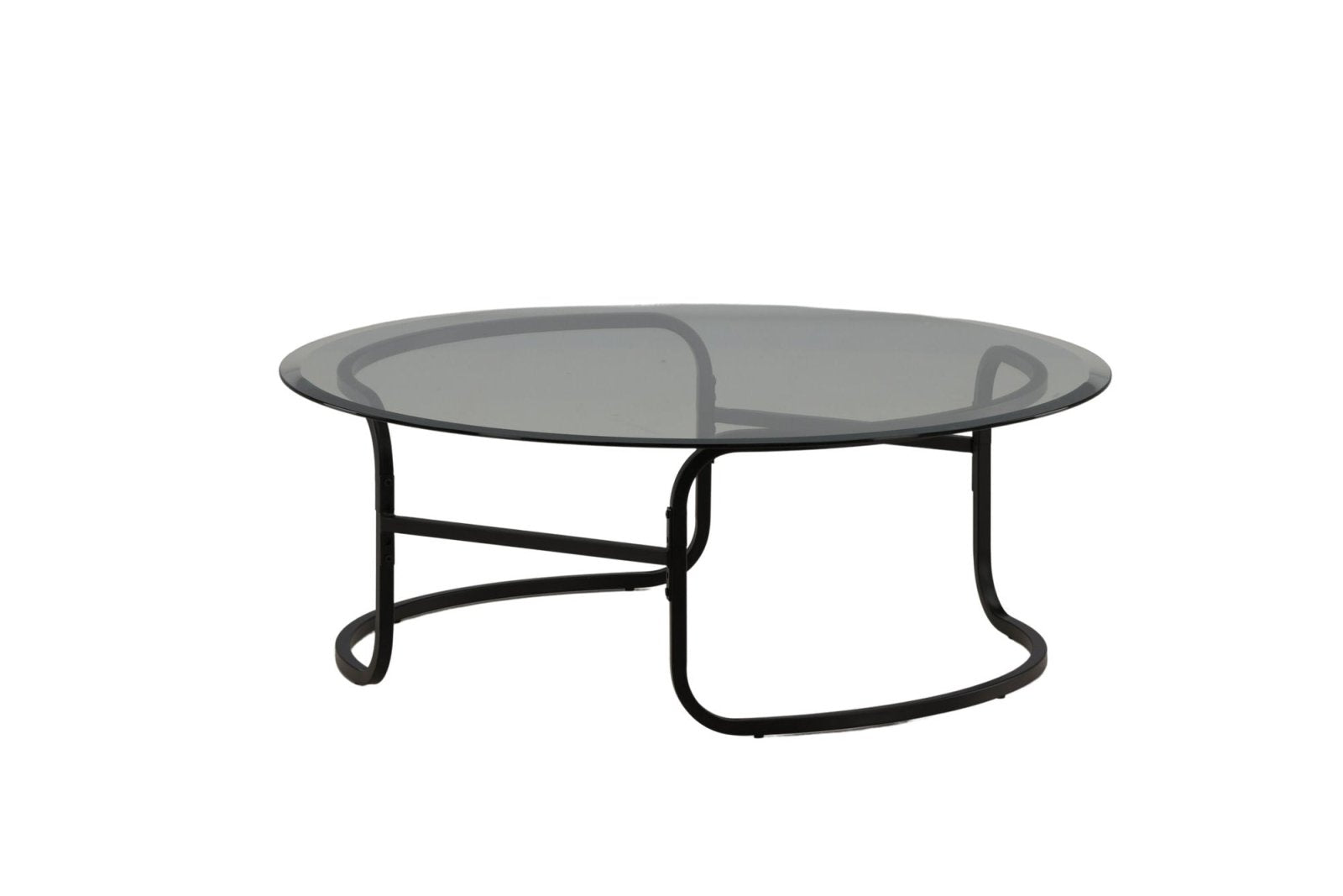 Furniture Fashion Lomma Soffbord Ø110, Svart - Azalea Home