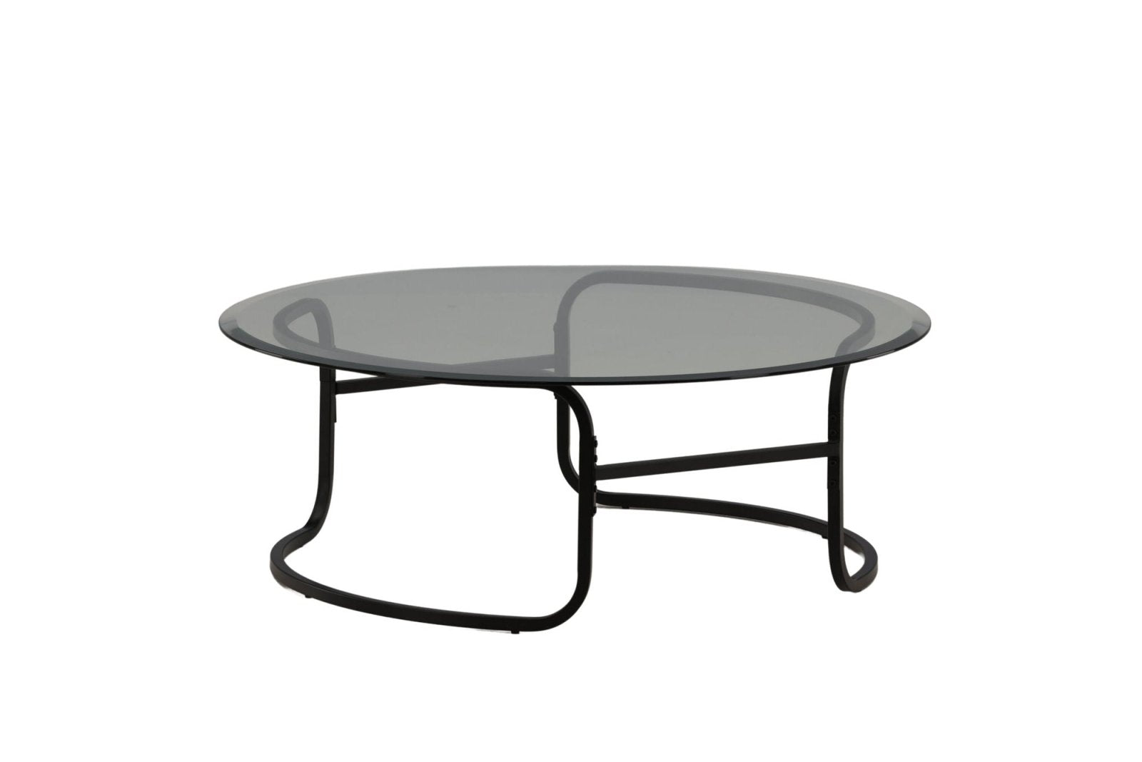Furniture Fashion Lomma Soffbord Ø110, Svart - Azalea Home
