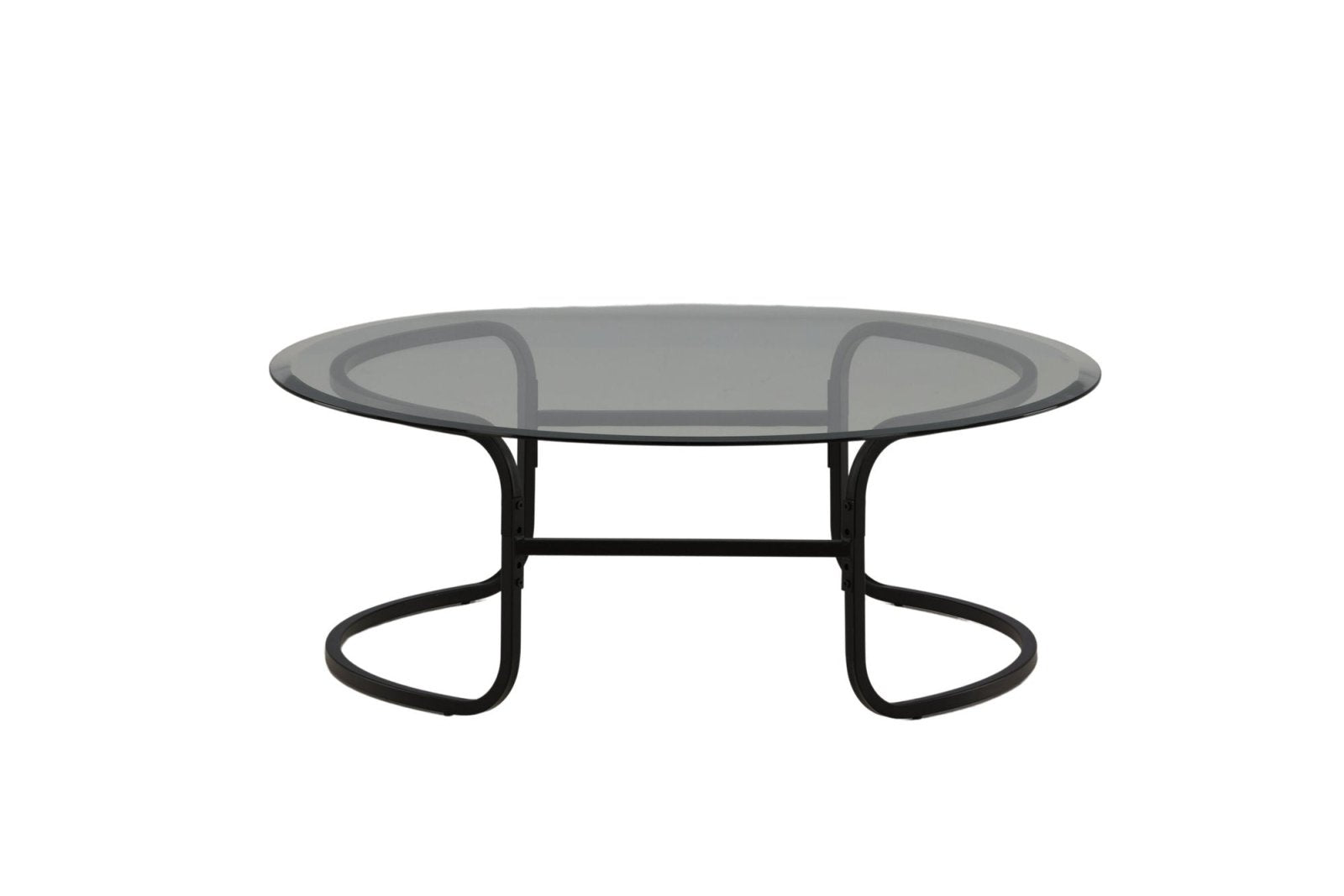 Furniture Fashion Lomma Soffbord Ø110, Svart - Azalea Home