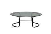 Furniture Fashion Lomma Soffbord Ø110, Svart - Azalea Home