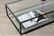 Furniture Fashion Maglehem Soffbord 60 x 130 cm, Svart - Azalea Home