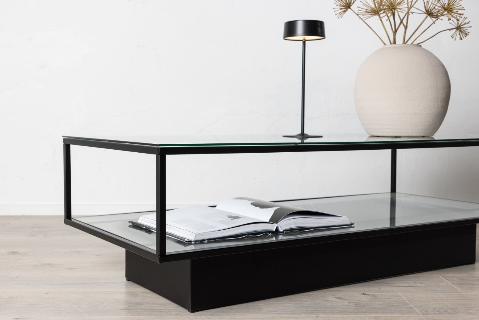 Furniture Fashion Maglehem Soffbord 60 x 130 cm, Svart - Azalea Home