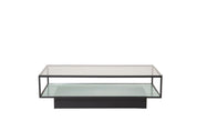 Furniture Fashion Maglehem Soffbord 60 x 130 cm, Svart - Azalea Home