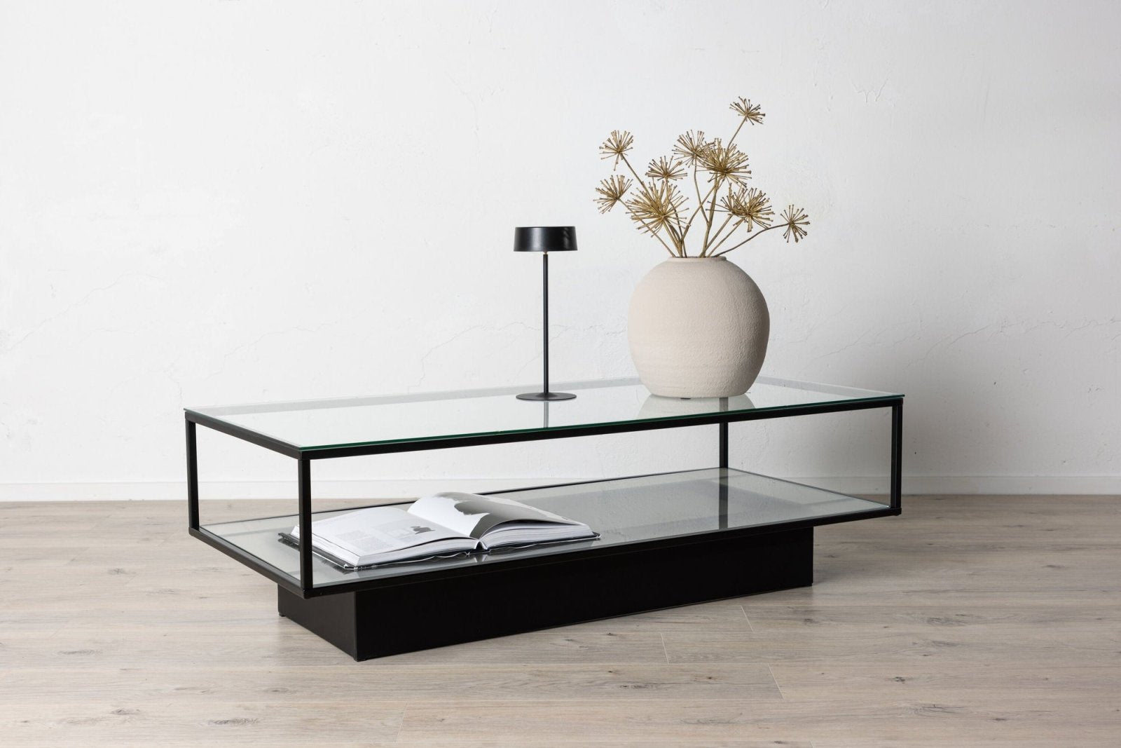 Furniture Fashion Maglehem Soffbord 60 x 130 cm, Svart - Azalea Home