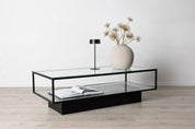 Furniture Fashion Maglehem Soffbord 60 x 130 cm, Svart - Azalea Home