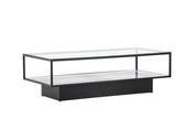 Furniture Fashion Maglehem Soffbord 60 x 130 cm, Svart - Azalea Home