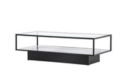 Furniture Fashion Maglehem Soffbord 60 x 130 cm, Svart - Azalea Home