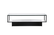 Furniture Fashion Maglehem Soffbord 60 x 130 cm, Svart - Azalea Home