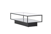 Furniture Fashion Maglehem Soffbord 60 x 130 cm, Svart - Azalea Home