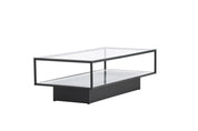 Furniture Fashion Maglehem Soffbord 60 x 130 cm, Svart - Azalea Home