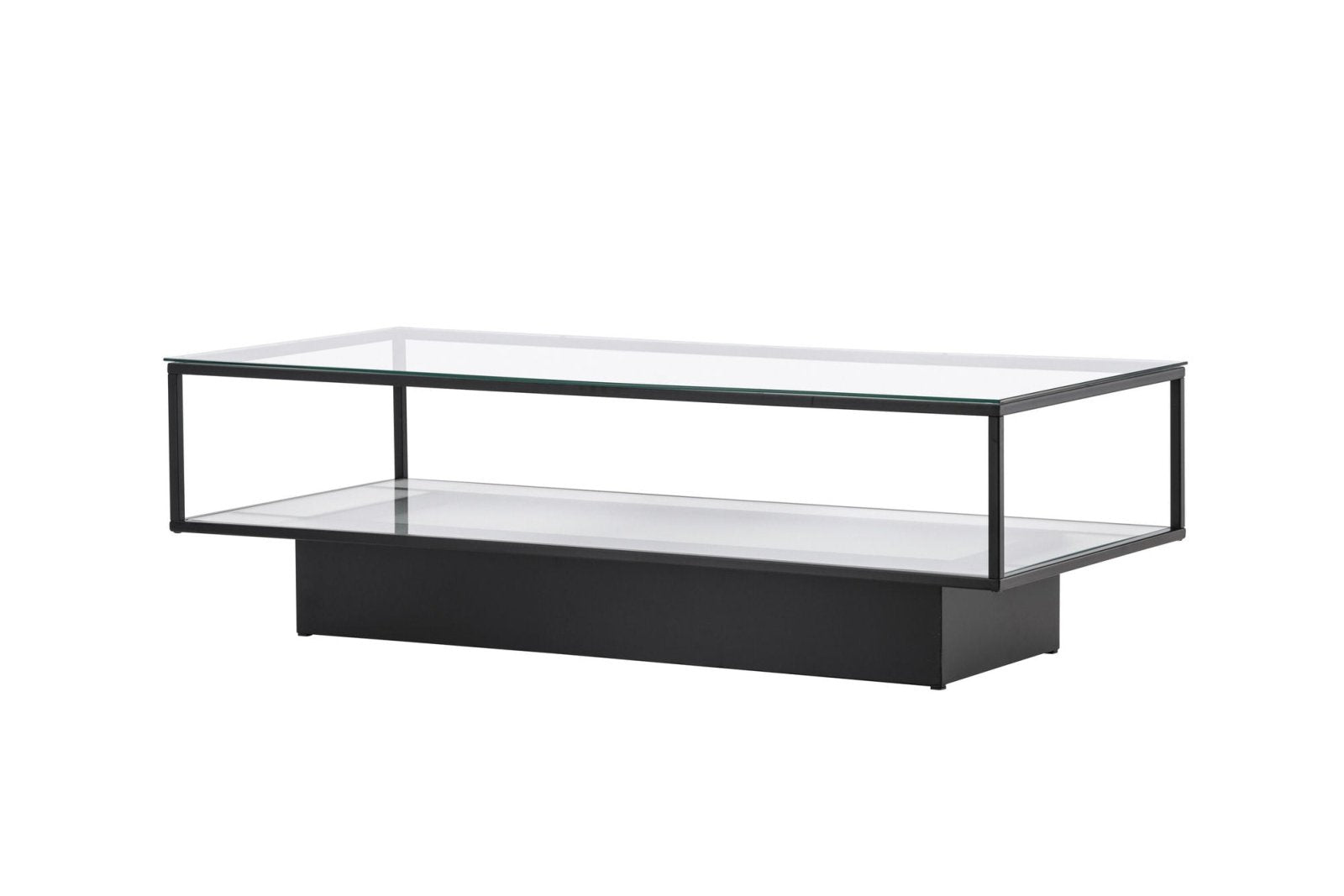 Furniture Fashion Maglehem Soffbord 60 x 130 cm, Svart - Azalea Home