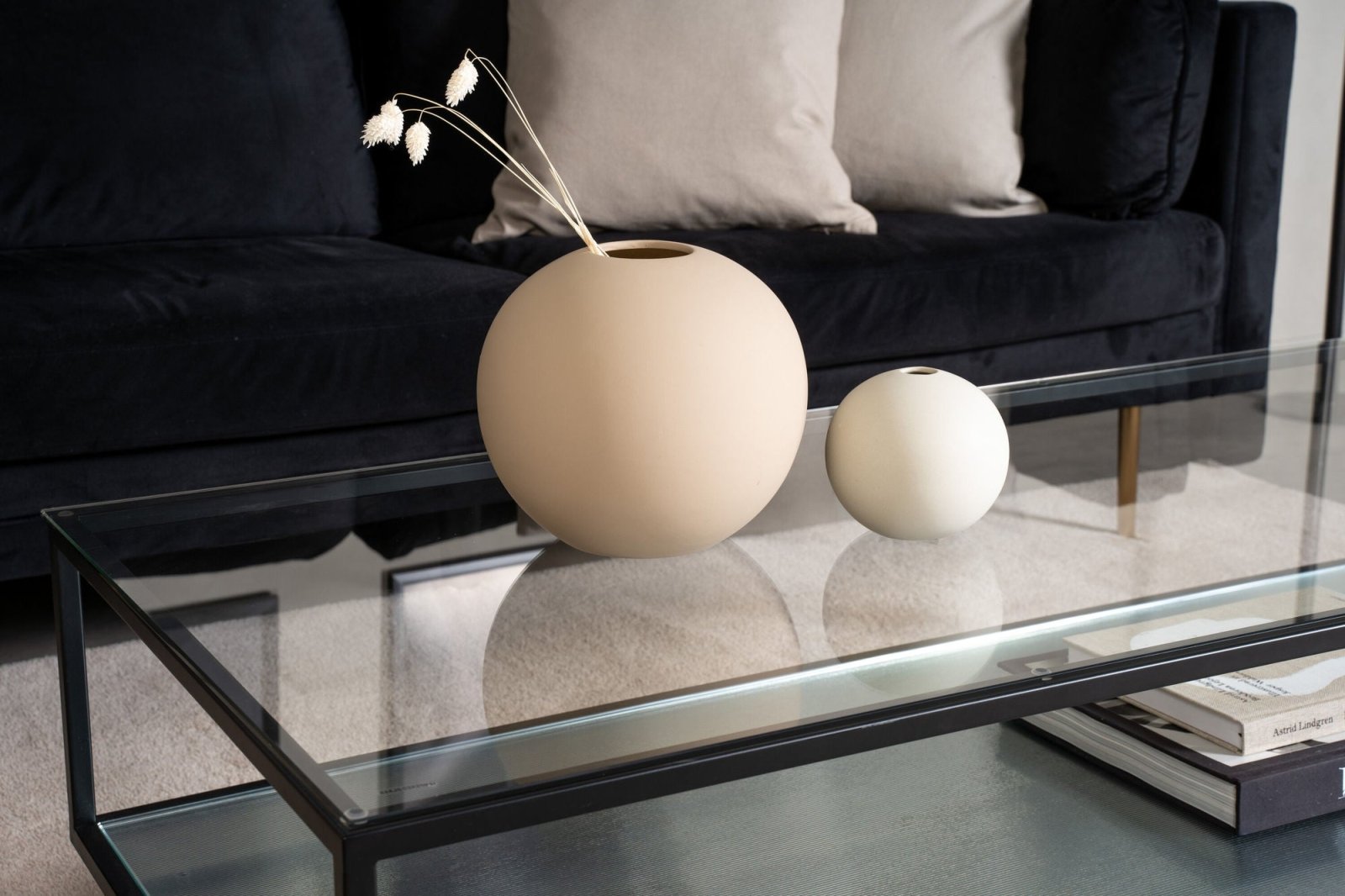 Furniture Fashion Maglehem Soffbord 60 x 130 cm, Svart - Azalea Home