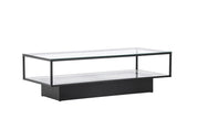 Furniture Fashion Maglehem Soffbord 60 x 130 cm, Svart - Azalea Home