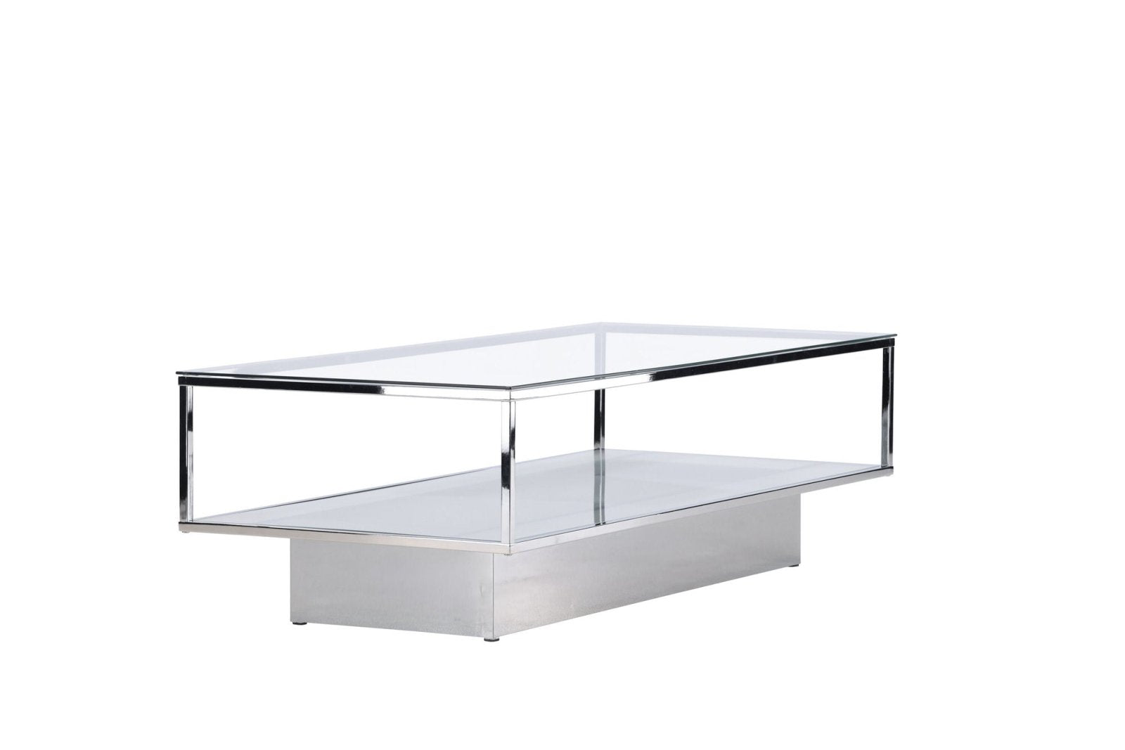 Furniture Fashion Maglehem Soffbord 60x130, Krom - Azalea Home