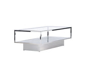 Furniture Fashion Maglehem Soffbord 60x130, Krom - Azalea Home