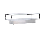 Furniture Fashion Maglehem Soffbord 60x130, Krom - Azalea Home