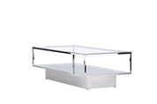 Furniture Fashion Maglehem Soffbord 60x130, Krom - Azalea Home