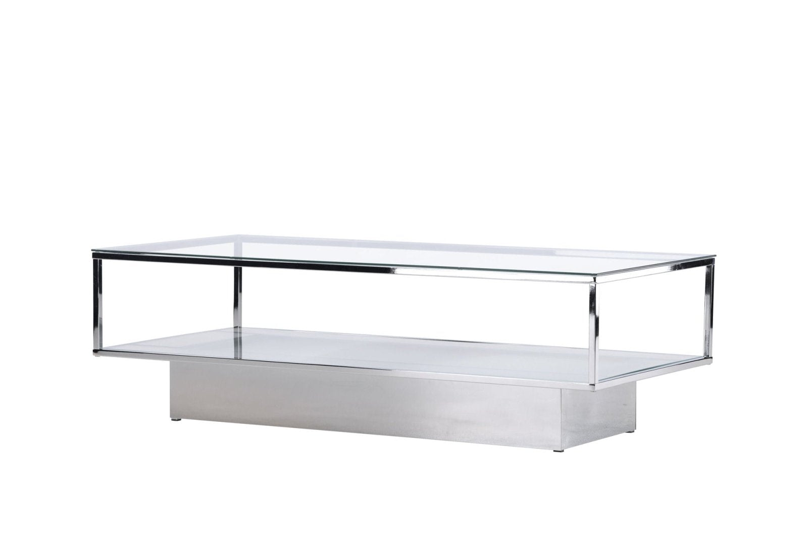 Furniture Fashion Maglehem Soffbord 60x130, Krom - Azalea Home